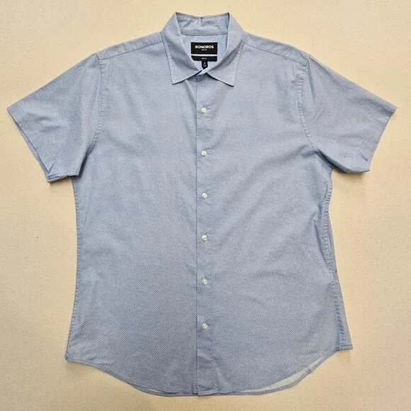 Bonobos Short Sleeve Stretch Slim Fit Button Down M - Picture 2 of 6